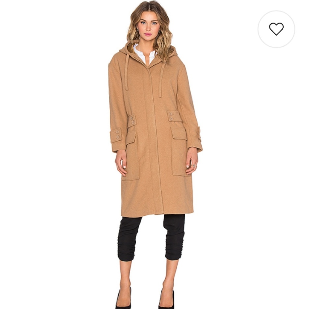 NWT Native Stranger Oversized Wool Parka (Camel)